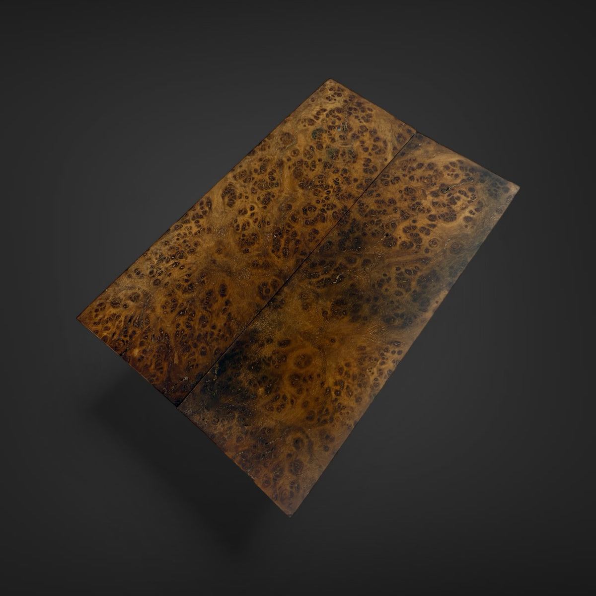 Amboyna Burl knife scales 
