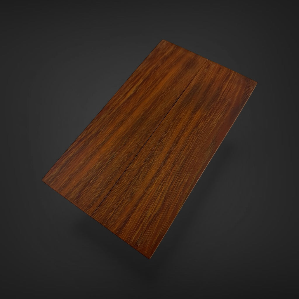 Teak knife scales 