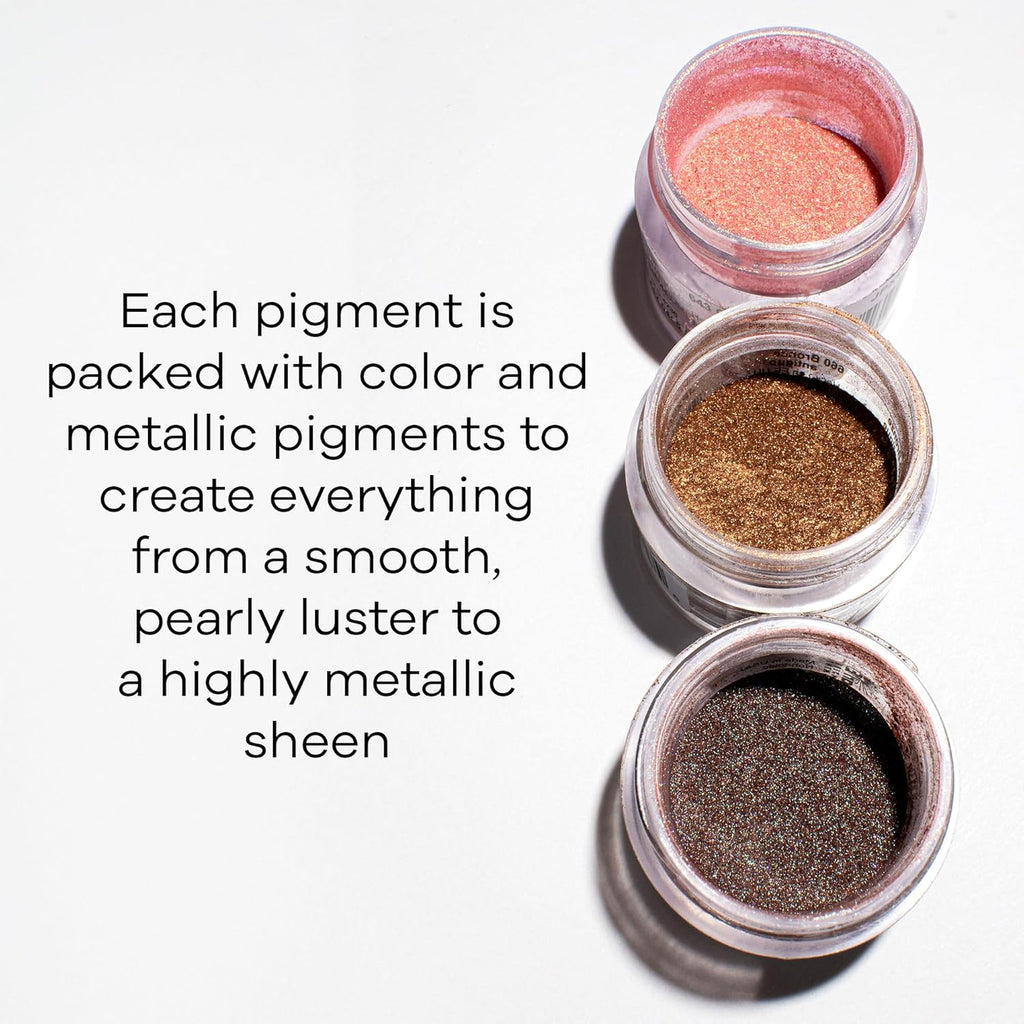 Jacquard Pearl Ex Pigment Powder 4oz Silver - Loose Mica Powder for Epoxy Resin, Watercolors, Calligraphy Ink & Clay - Epoxy Pigment Powder - Epoxy Resin Color