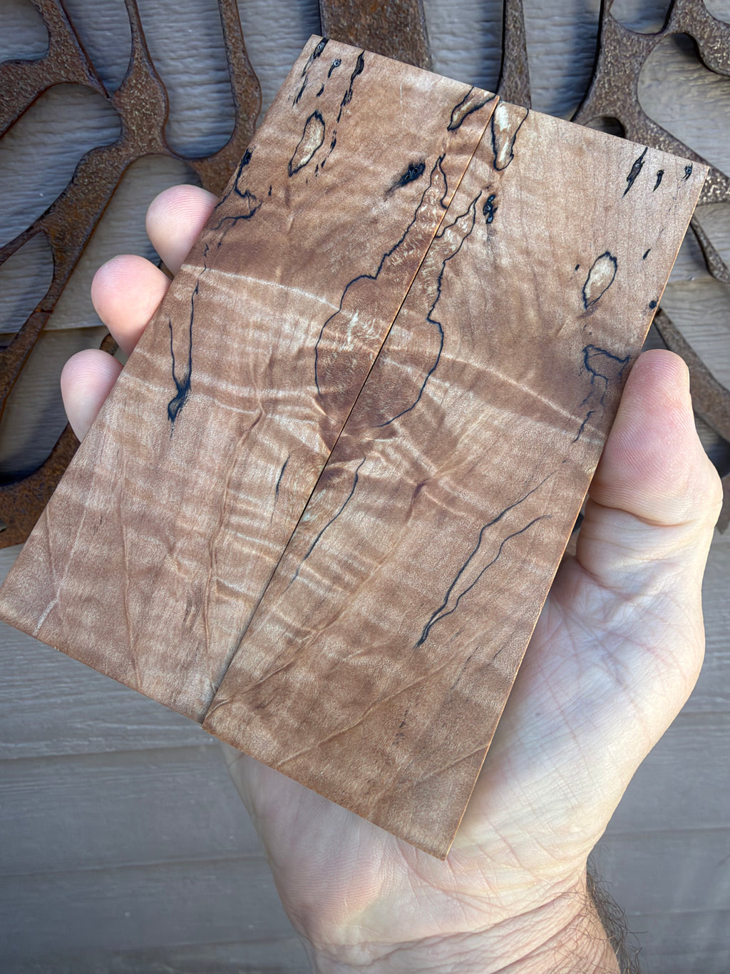Spalted Maple Knife Scales 