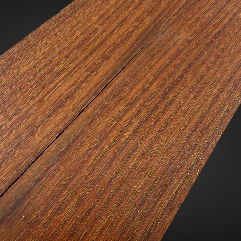 Teak knife scales 