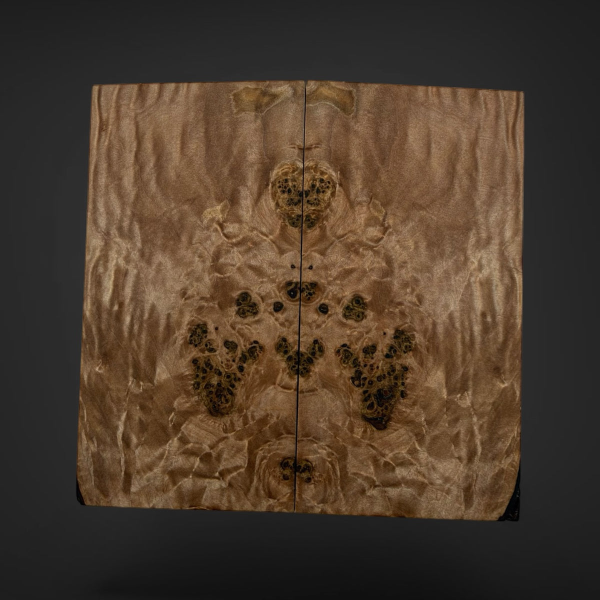 Big leaf maple Burl knife scales 