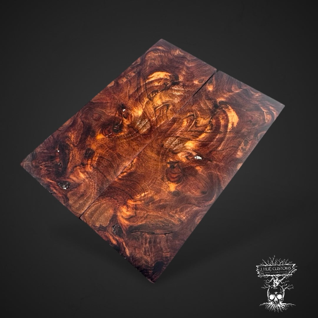 #7676 Honduras Rosewood Burl Scales