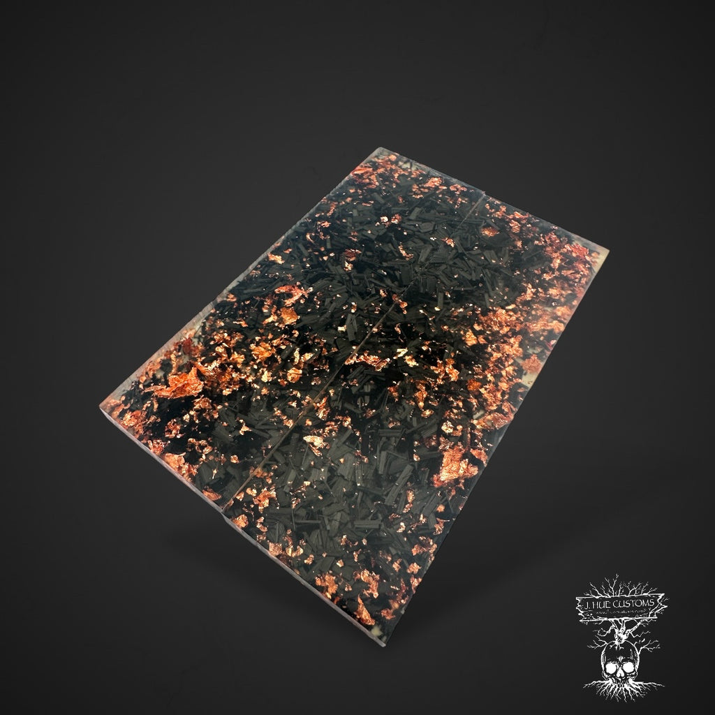 #5830 Carbon Fiber Gold  Flake Scales