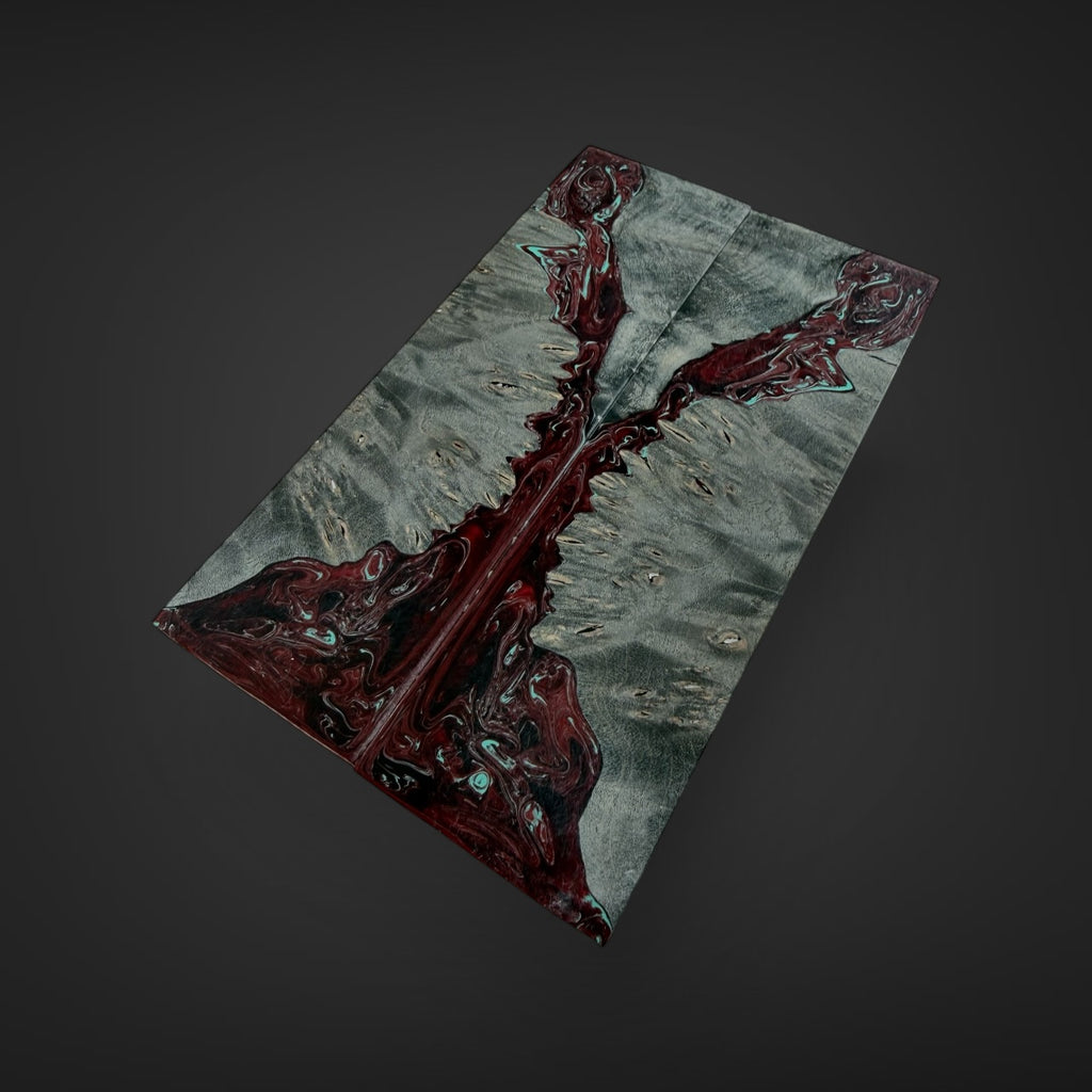Hybrid knife scales 