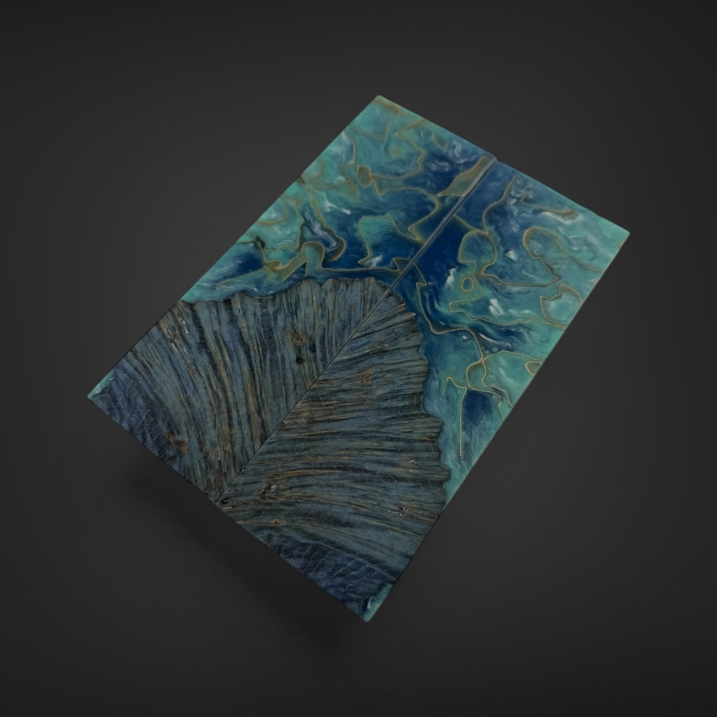 BrassCore knife scales 