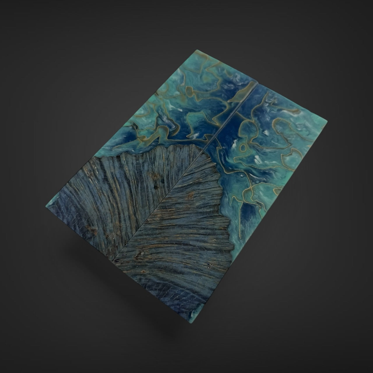 BrassCore knife scales 