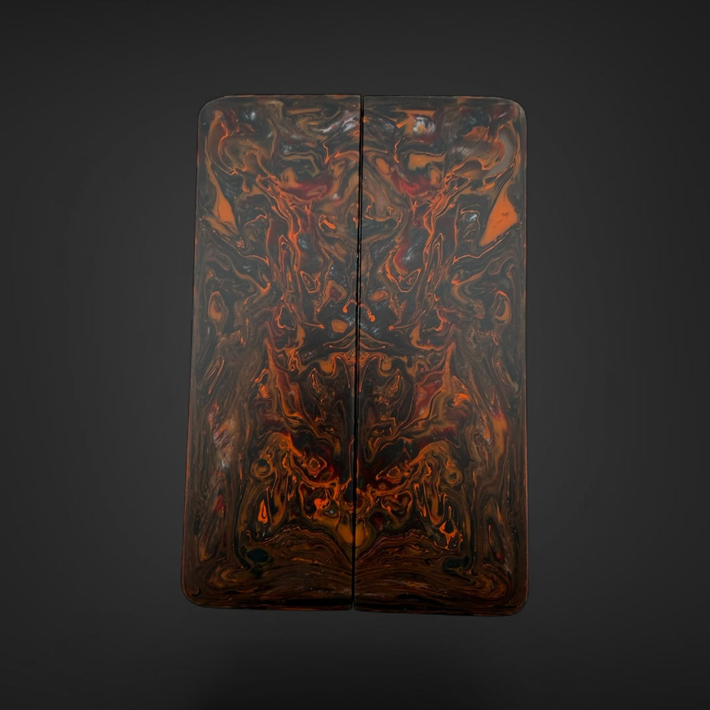 Magma knife scales 