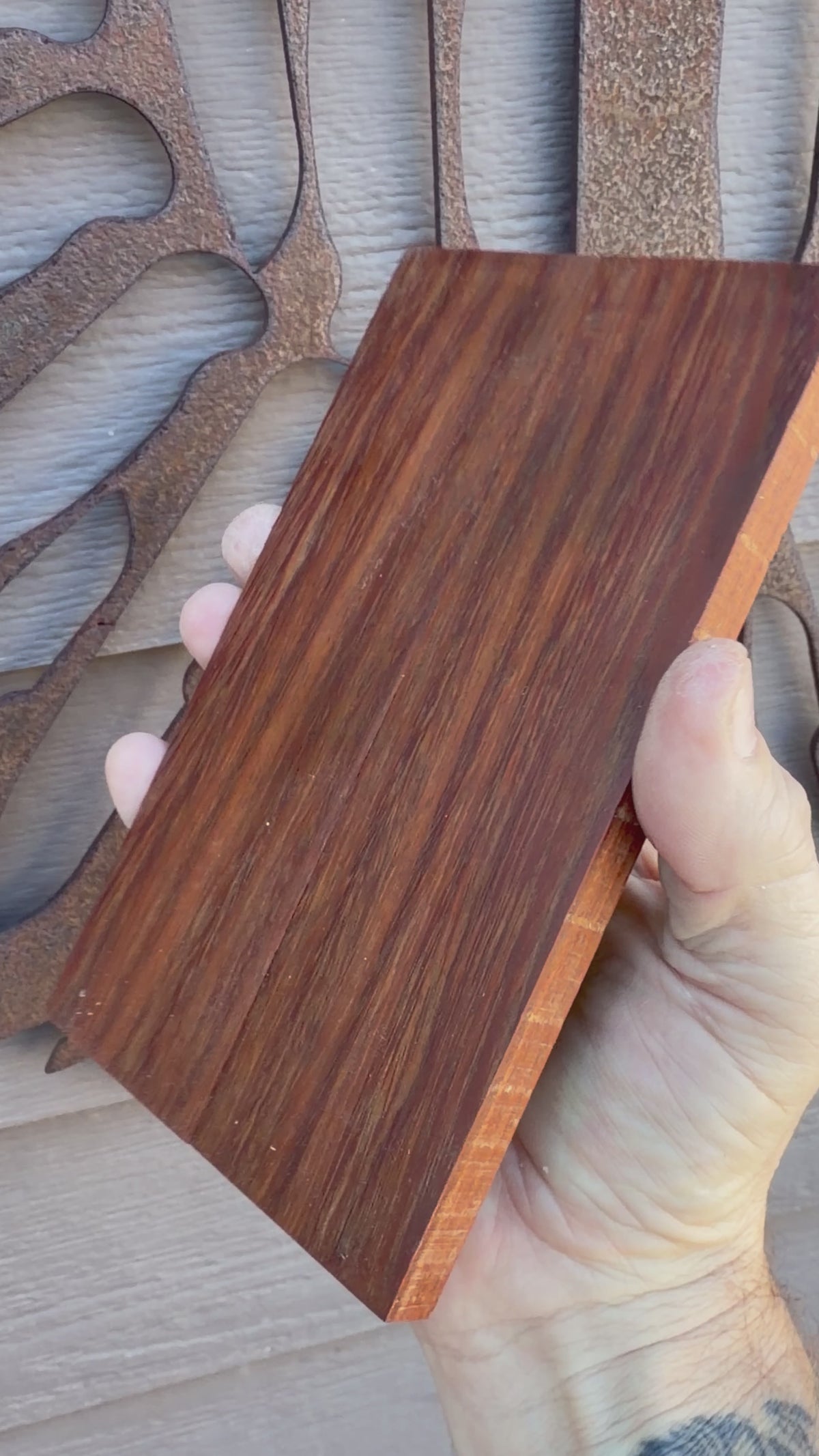 #0003 Teak Knife Scales