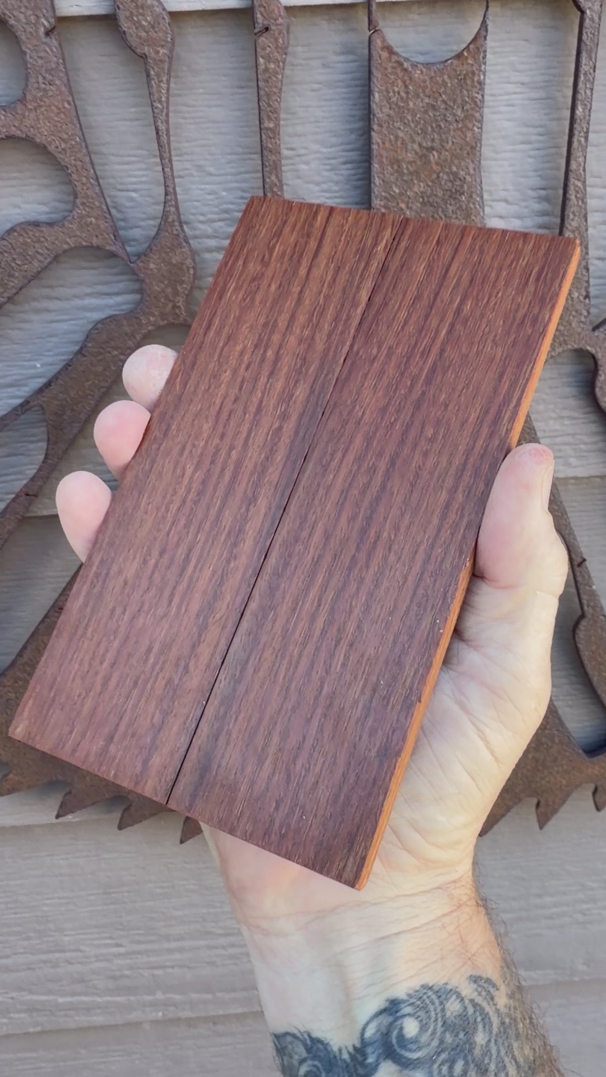 #0003 Teak Knife Scales