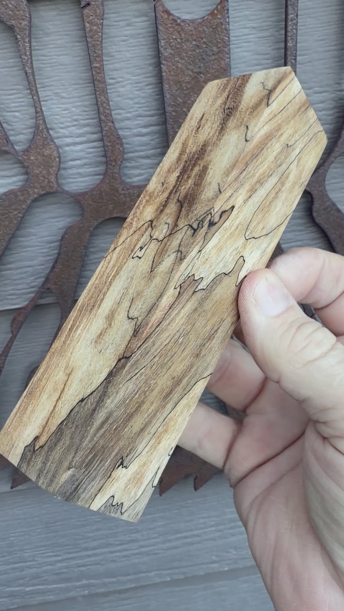 #2622 Spalted  Maple Block