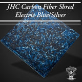 Electric Blue Carbon Fiber Panel